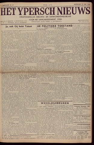 Het Ypersch nieuws (1929-1971) 1948-05-22