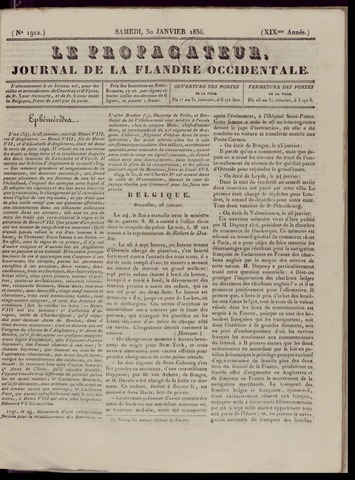 Le Propagateur (1818-1871) 1836-01-30