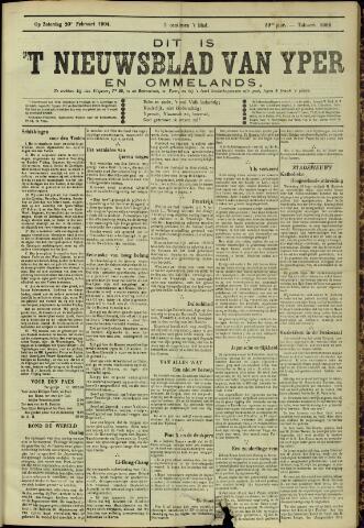 Nieuwsblad van Yperen en van het Arrondissement (1872-1912) 1904-02-20
