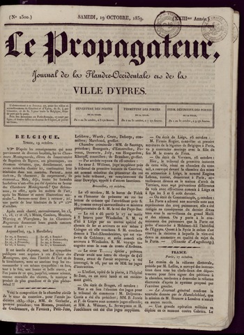 Le Propagateur (1818-1871) 1839-10-19
