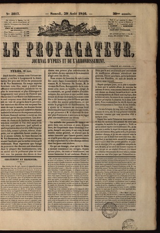 Le Propagateur (1818-1871) 1846-08-29