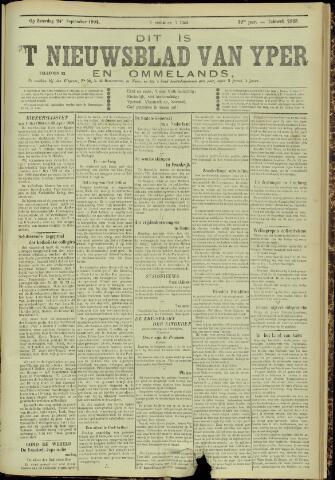 Nieuwsblad van Yperen en van het Arrondissement (1872-1912) 1904-09-24