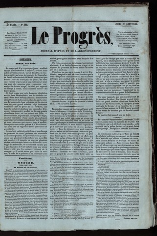 Le Progrès (1841-1914) 1845-08-21