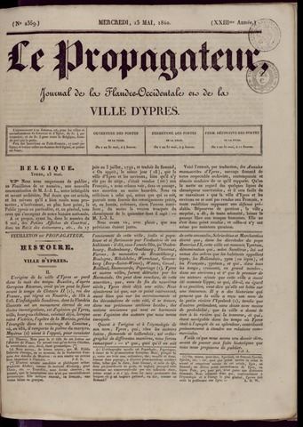 Le Propagateur (1818-1871) 1840-05-13