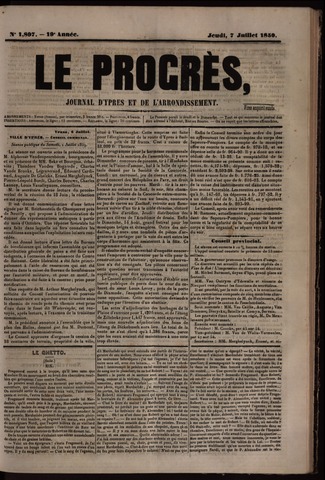 Le Progrès (1841-1914) 1859-07-07