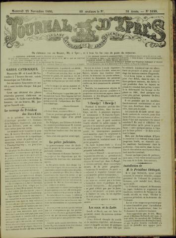 Journal d’Ypres (1874 - 1913) 1896-11-25
