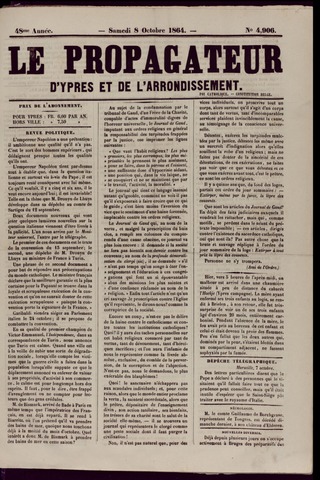 Le Propagateur (1818-1871) 1864-10-08