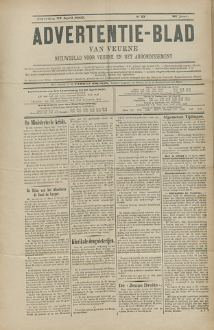 Het Advertentieblad (1825-1914) 1907-04-27