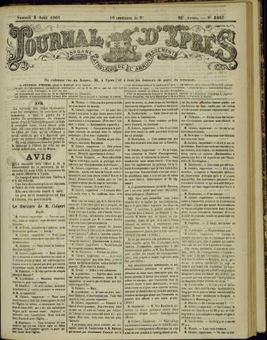 Journal d’Ypres (1874 - 1913) 1901-08-03