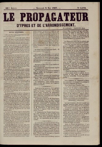 Le Propagateur (1818-1871) 1867-05-08