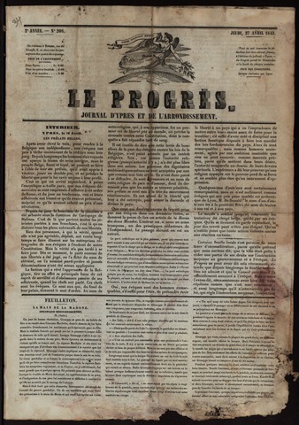 Le Progrès (1841-1914) 1843-04-27