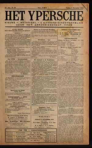 Het Ypersch nieuws (1929-1971) 1942-11-06