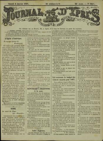Journal d’Ypres (1874 - 1913) 1897-01-09