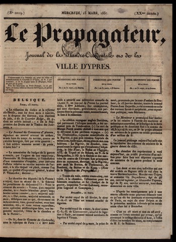 Le Propagateur (1818-1871) 1837-03-15