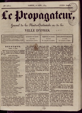 Le Propagateur (1818-1871) 1839-06-01