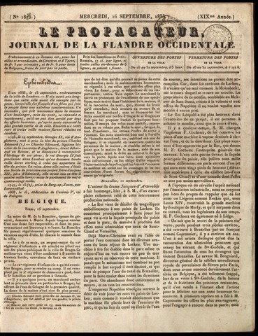 Le Propagateur (1818-1871) 1835-09-16