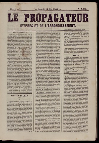 Le Propagateur (1818-1871) 1869-05-29