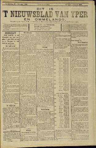 Nieuwsblad van Yperen en van het Arrondissement (1872 - 1912) 1900-12-22