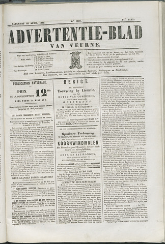 Het Advertentieblad (1825-1914) 1863-04-25