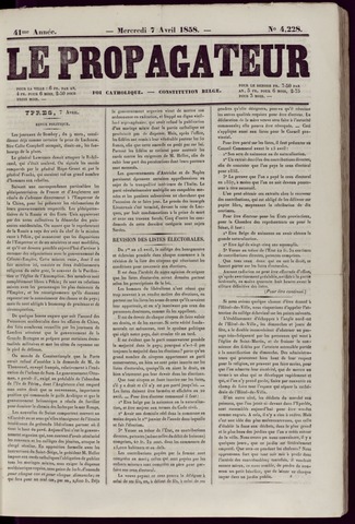 Le Propagateur (1818-1871) 1858-04-07