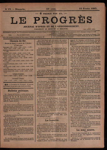 Le Progrès (1841-1914) 1893-02-12