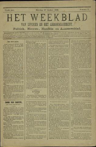 Het weekblad van Ijperen (1886 - 1906) 1889-01-12