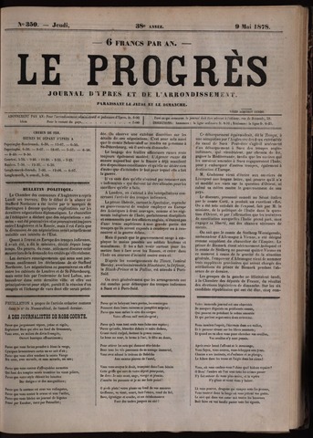 Le Progrès (1841-1914) 1878-05-09