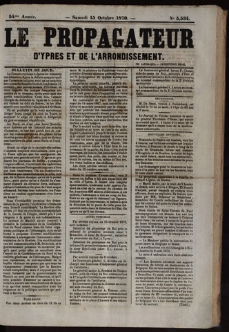 Le Propagateur (1818-1871) 1870-10-15
