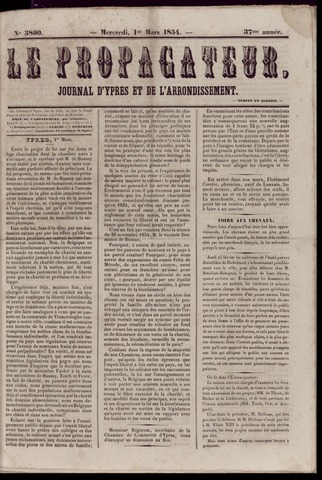 Le Propagateur (1818-1871) 1854-03-01