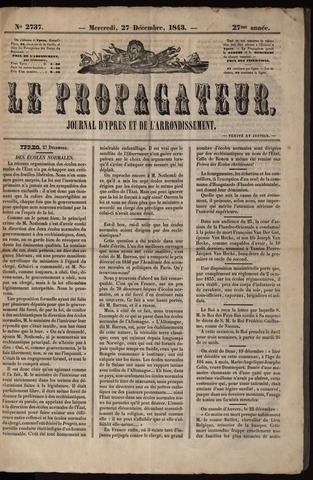 Le Propagateur (1818-1871) 1843-12-27