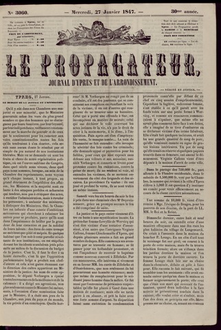 Le Propagateur (1818-1871) 1847-01-27