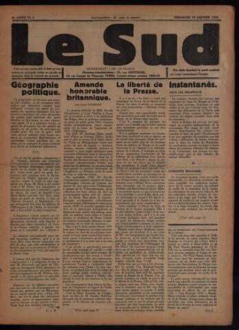 Le Sud (1934-1939) 1939-01-15