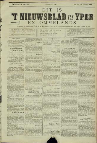 Nieuwsblad van Yperen en van het Arrondissement (1872-1912) 1907-07-13