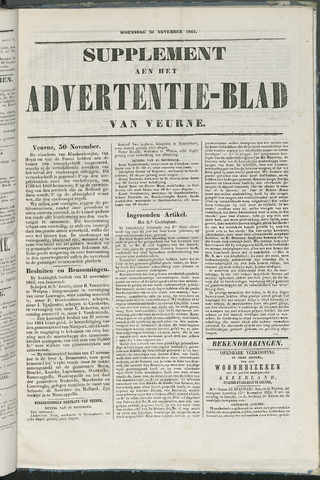 Het Advertentieblad (1825-1914) 1864-11-30