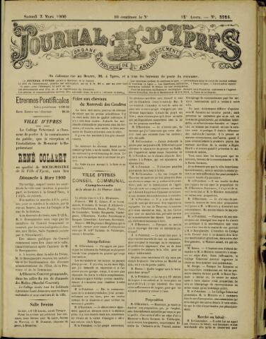 Journal d’Ypres (1874-1913) 1900-03-03