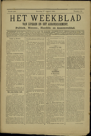 Het weekblad van Ijperen (1886 - 1906) 1895-08-17