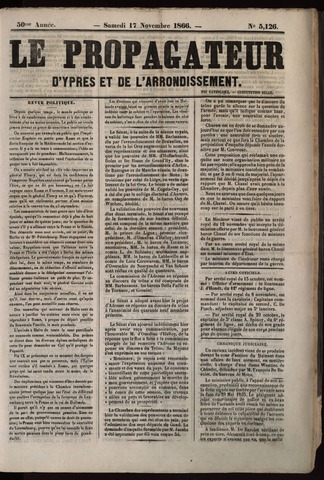 Le Propagateur (1818-1871) 1866-11-17
