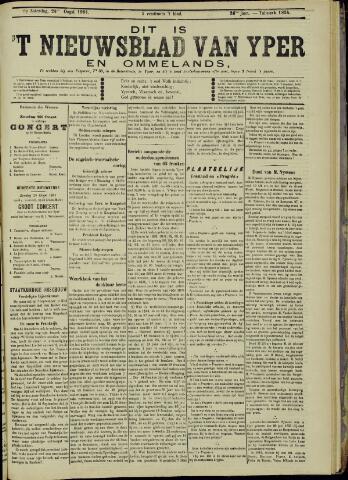 Nieuwsblad van Yperen en van het Arrondissement (1872 - 1912) 1901-08-24