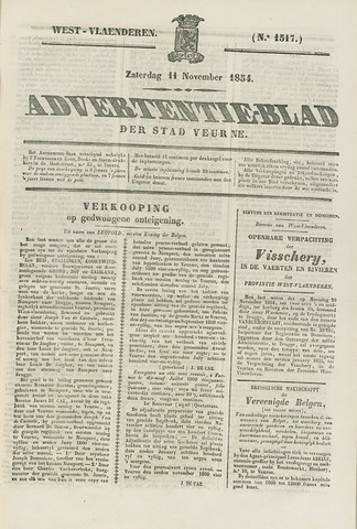 Het Advertentieblad (1825-1914) 1854-11-11