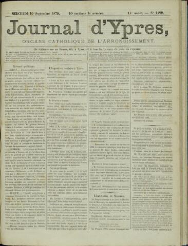 Journal d’Ypres (1874 - 1913) 1879-09-10