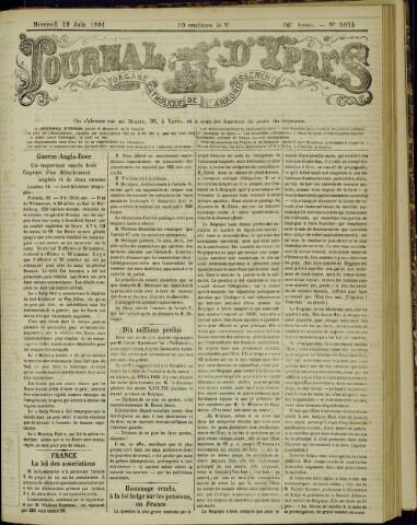 Journal d’Ypres (1874 - 1913) 1901-06-19