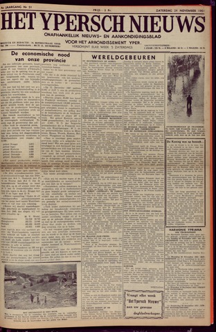 Het Ypersch nieuws (1929-1971) 1951-11-24