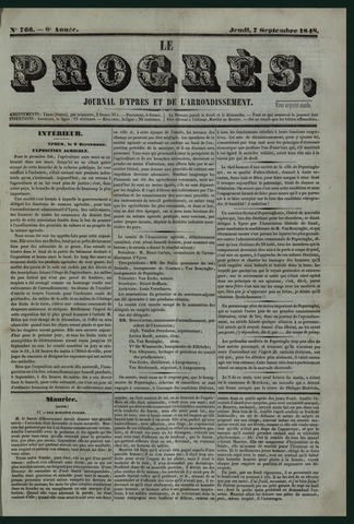 Le Progrès (1841-1914) 1848-09-07