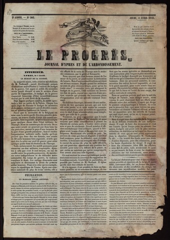 Le Progrès (1841-1914) 1843-04-06