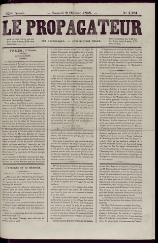 Le Propagateur (1818-1871) 1858-10-09