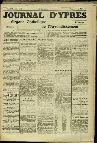 Journal d’Ypres (1874 - 1913) 1912-10-19