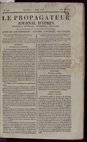 Le Propagateur (1818-1871) 1828-04-02
