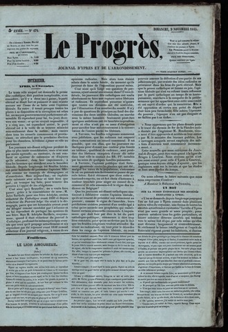 Le Progrès (1841-1914) 1845-11-09
