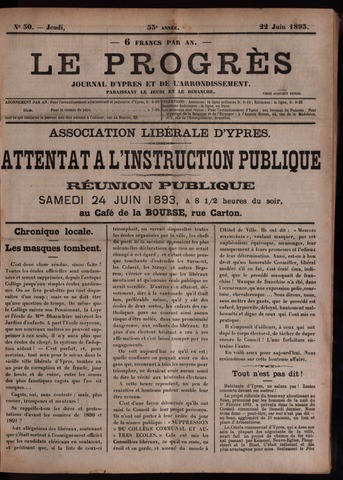 Le Progrès (1841-1914) 1893-06-22
