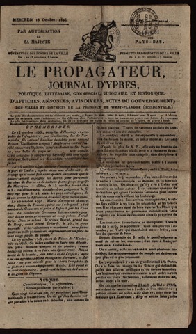 Le Propagateur (1818-1871) 1826-10-18
